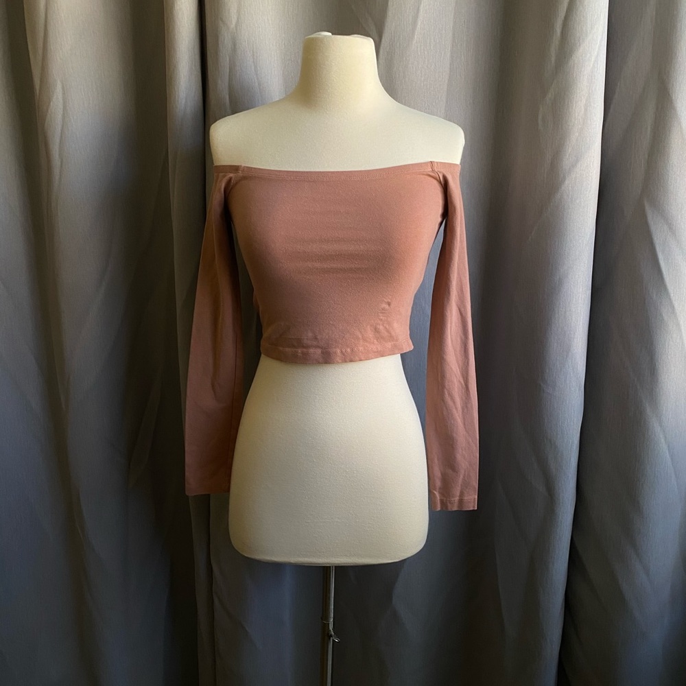 Off Shoulder Crop Top